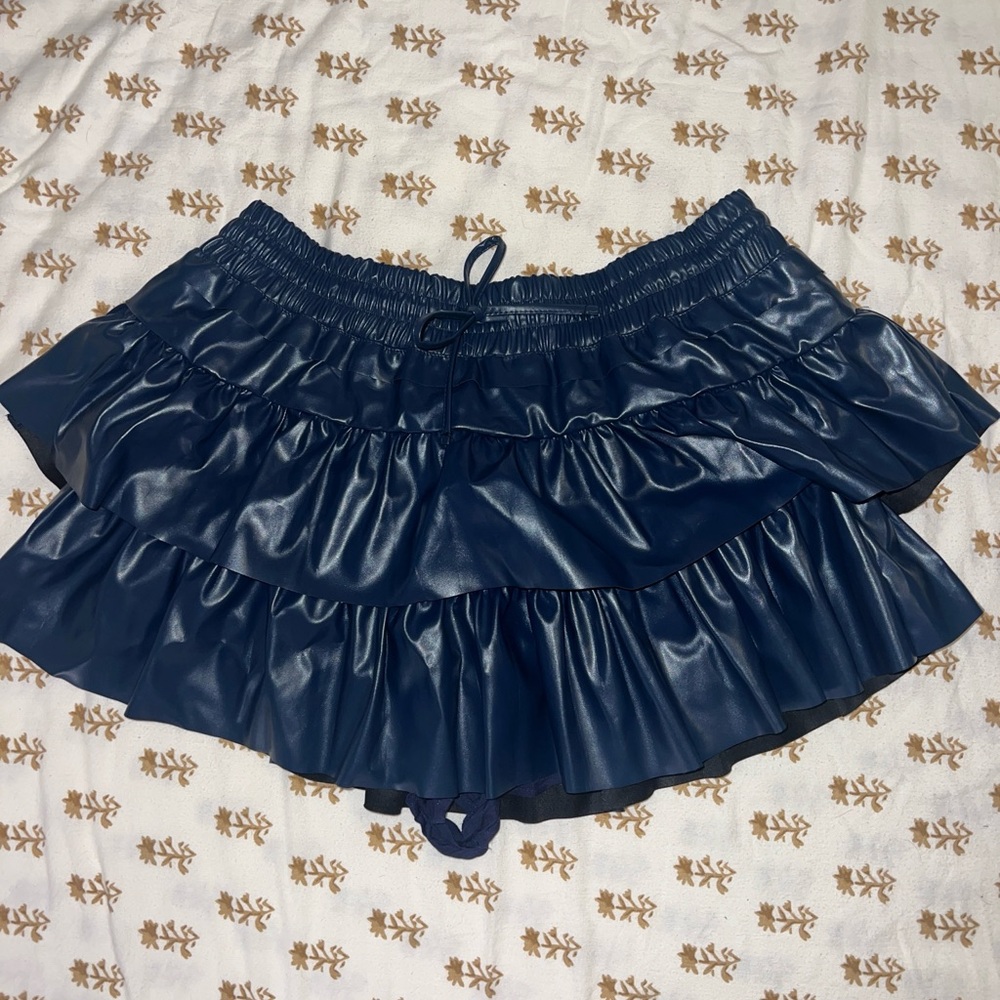 Leather Skort